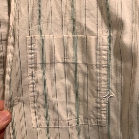 Hurley Shirt Button Front Short Sleeved Striped Men's Size X Large - Picture 2 of 3